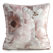 Zamatová obliečka na vankúš s potlačou kvetov FLORINA